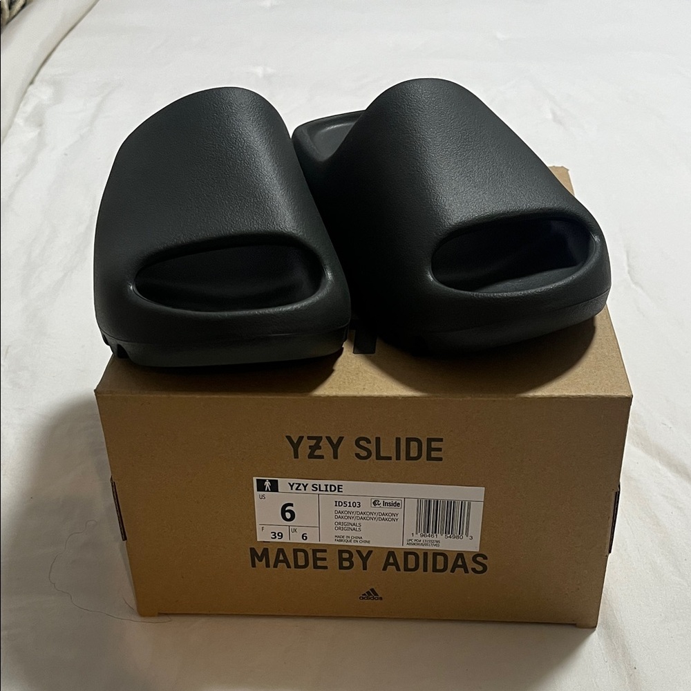 Adidas Black YZY Slide Slippers
